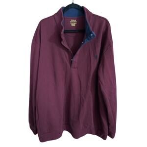 Polo Ralph Lauren Men's sz 2LT 1/4 Snap Button Pullover